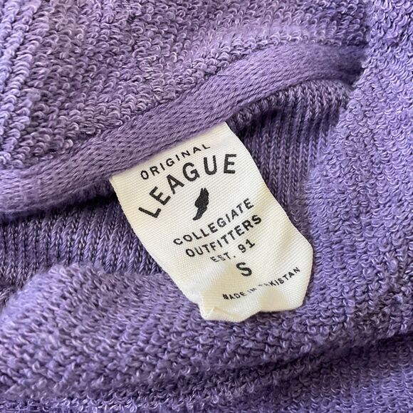 TCU Horned Frogs Terry Cloth Athleisure Top women’s S Purple embroidered logo - Picture 10 of 12